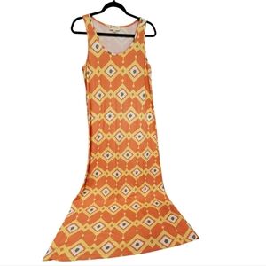 Synergy Organic Clothing Company Size M Geometric Bohemian Coastal Cowgirl Dress